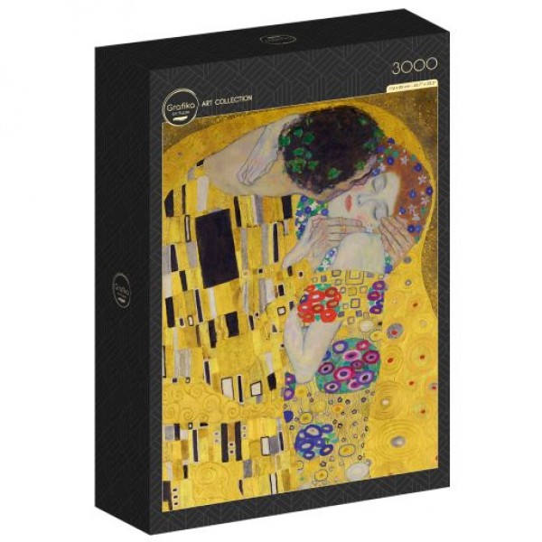 Pocałunek, Gustav Klimt, 1908 (3000el.) - Sklep Art Puzzle